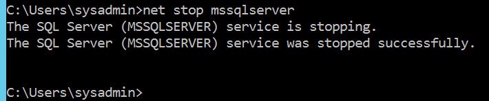 SQL Server not starting.