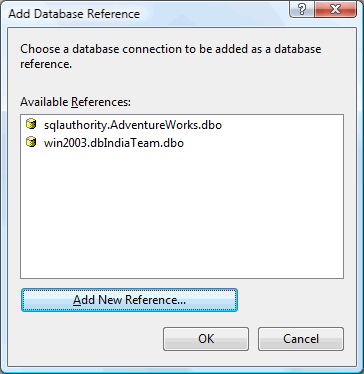 Adding database reference window.
