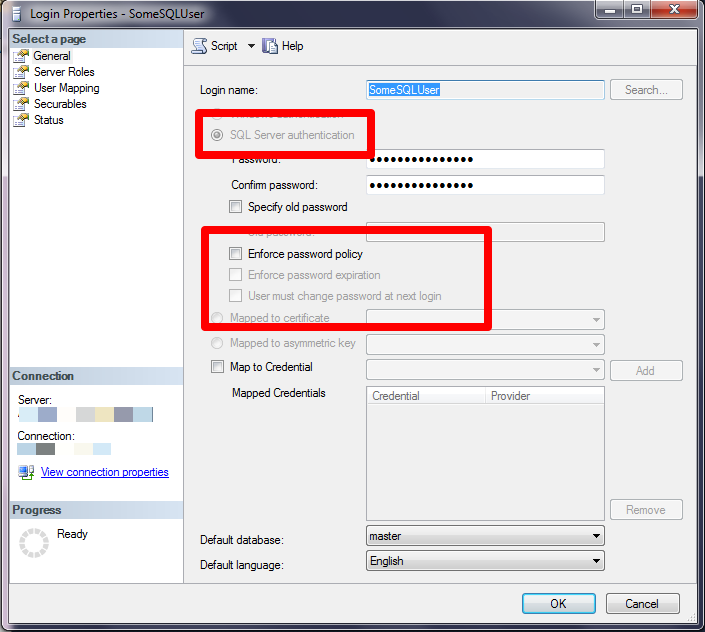 Auditing SQL Login (GUI)