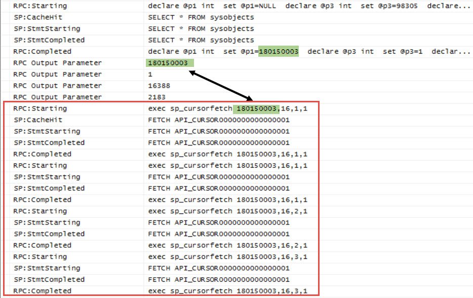 Displaying execution plan in query analyzer.