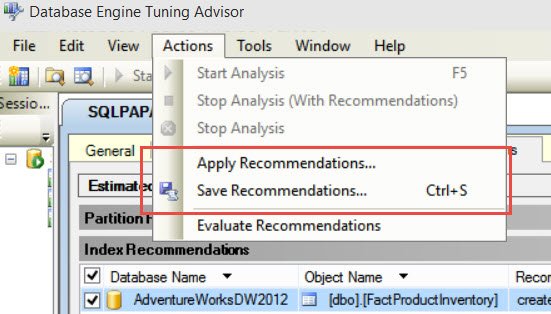 Apply Recommendations.