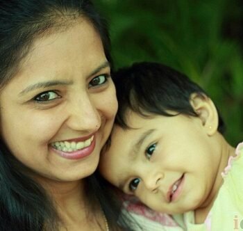 The Mom's eyes say, how special her daughter is.