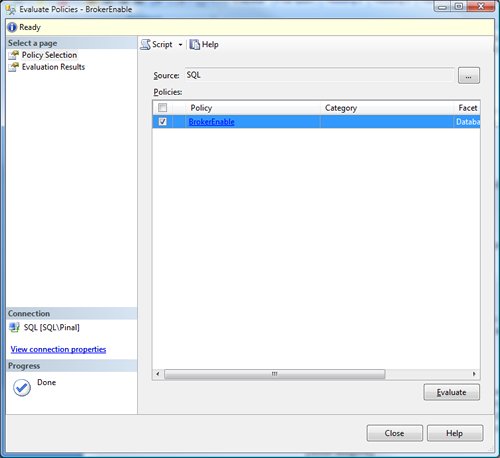 SQL Server Policy Management Tool.