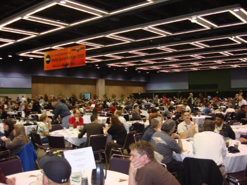 Conference attendees at the SQL PASS Summit.