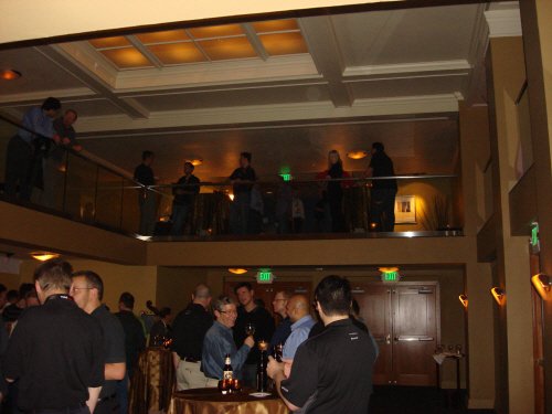 Attendees at a social event.
