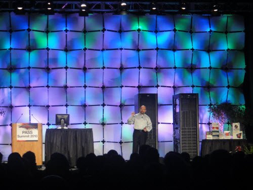 Rushabh Mehta at Keynote SQLPASS