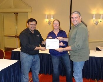 Certificate awarding event.