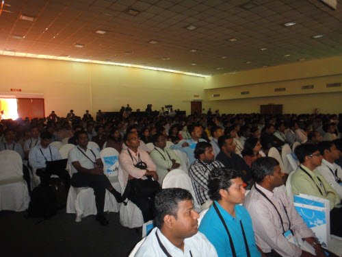 Attendees at a conference.