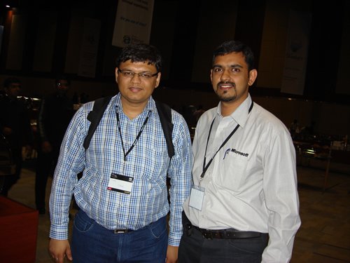 Technical conference attendee photo.