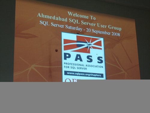 PASS SQL Server User Group Meeting.