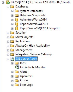 SQL Server Agent.