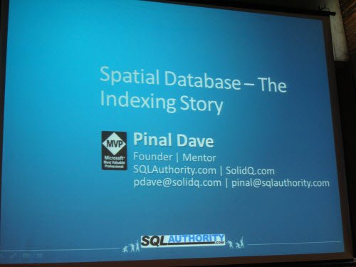 Spatial Database by Pinal Dave