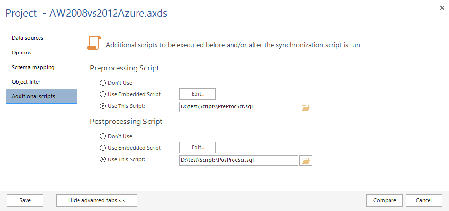 SQL Server one-click restore tool.