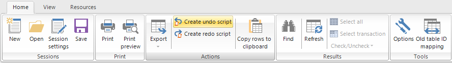 Right-click context menu in visual studio.