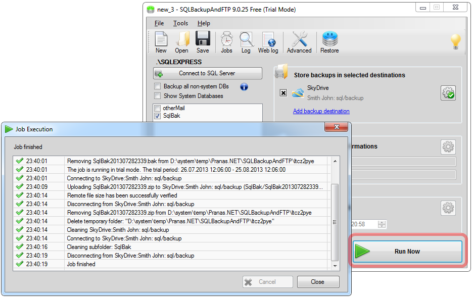 SQL Server Backup To Azure.