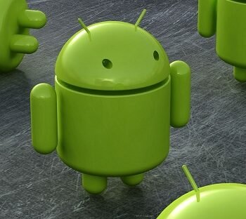 Android robot logo.