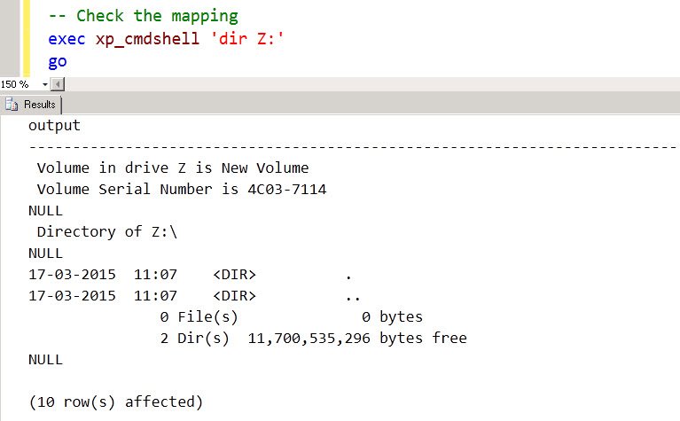Directory information output.
