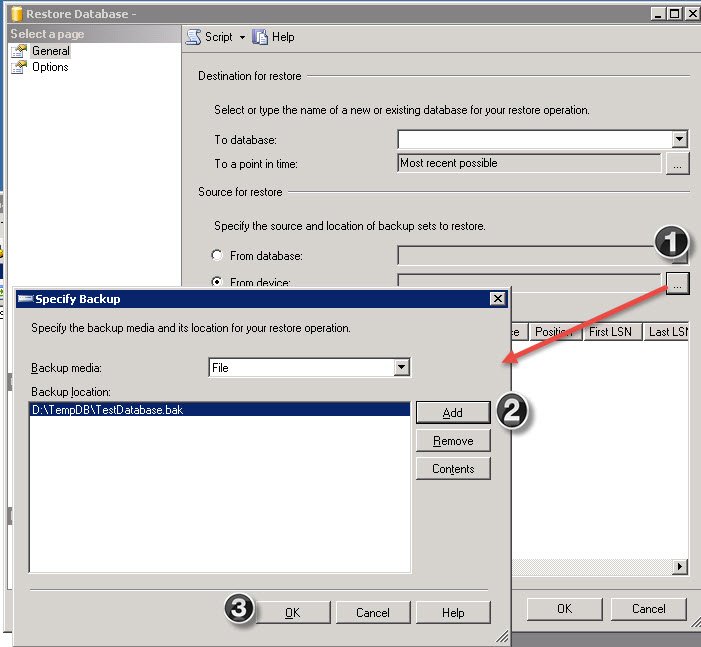 Error in SQL Server Management Studio.