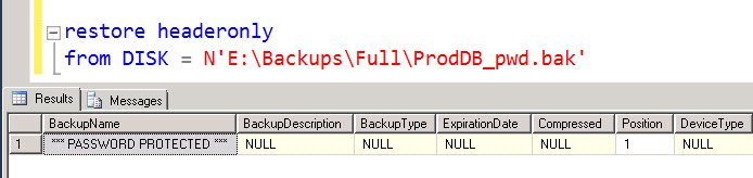 Tool window showing message.