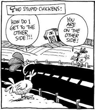 Two chickens joke.