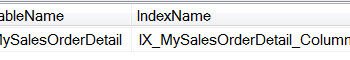 Dbo' table in database.