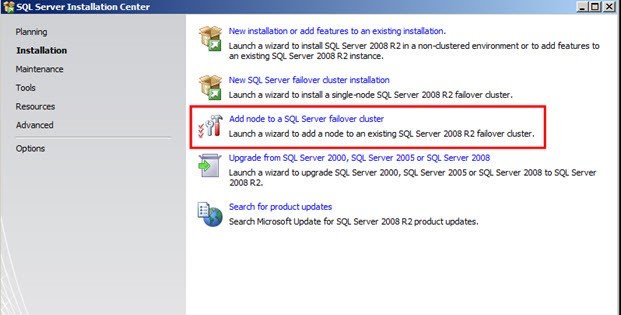 SQL Server Add Node to Cluster.