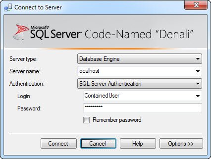 Connecting SQL Server 'Denali.
