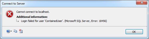 Failed connect to localhost SQL Server error.