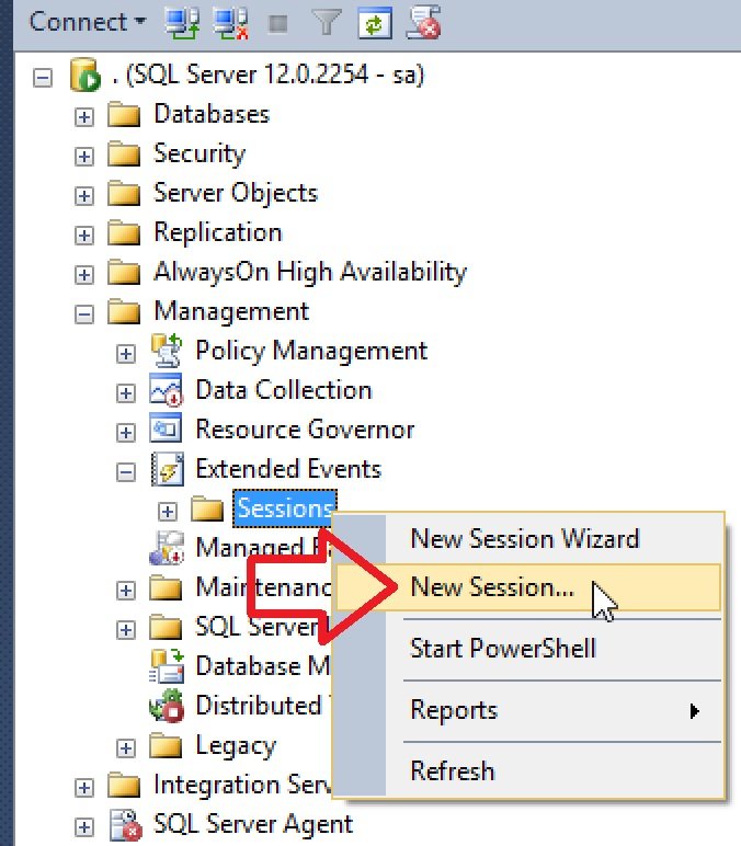 New Session Wizard.