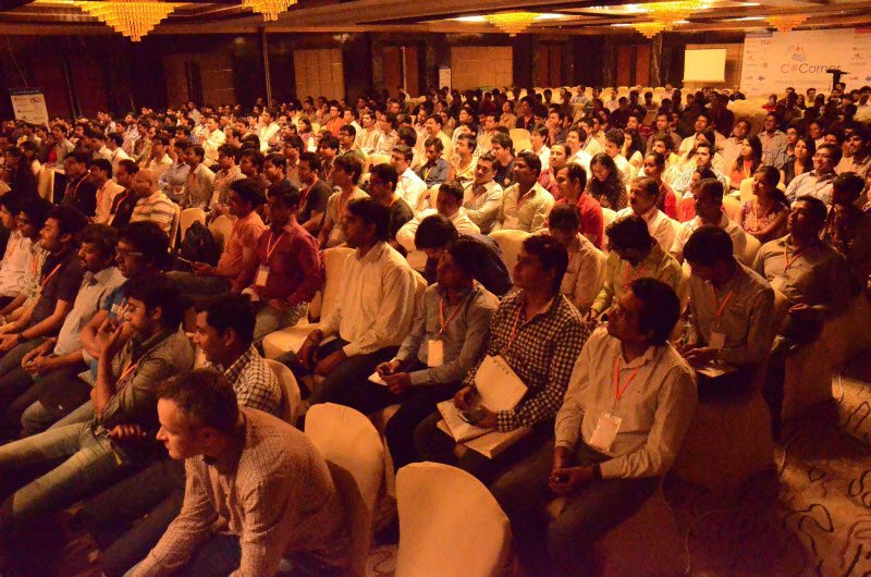 Attendees at a C Sharp Corner conference.