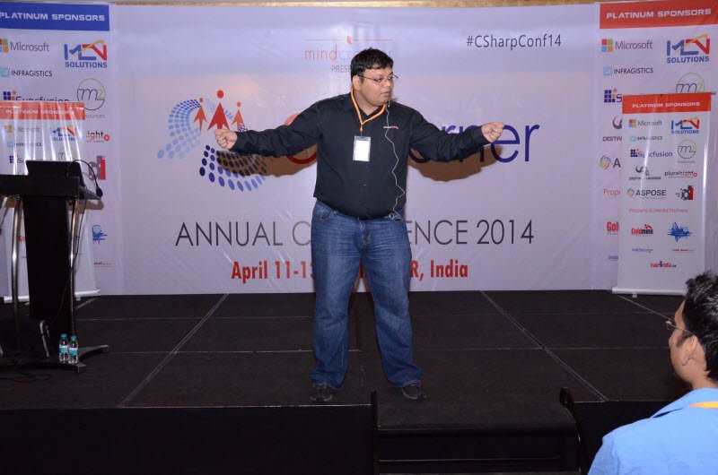 Conference presenter.
