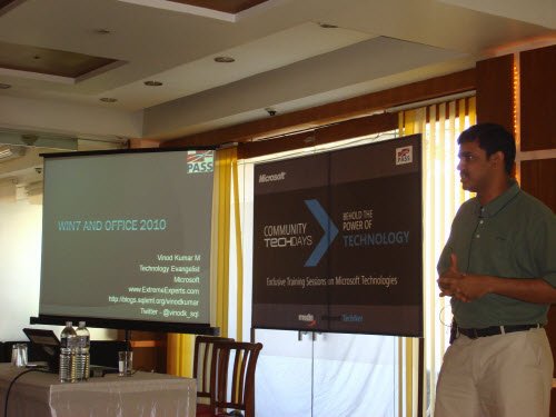 Conference presentation on Microsoft Technologies.