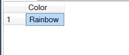 CTE color setting.