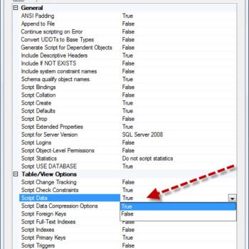 Script Wizard - SQL.