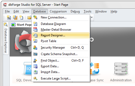 DbForge Studio for SQL Server.