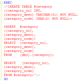 CREATE TABLE window.