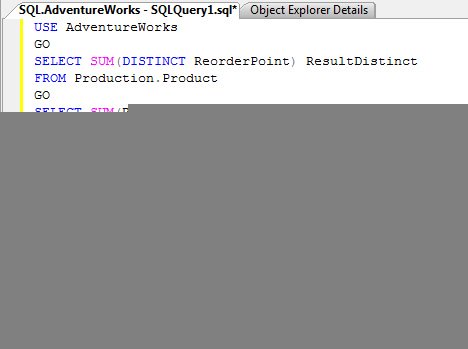 SELECT DISTINCT ResultDistinct.