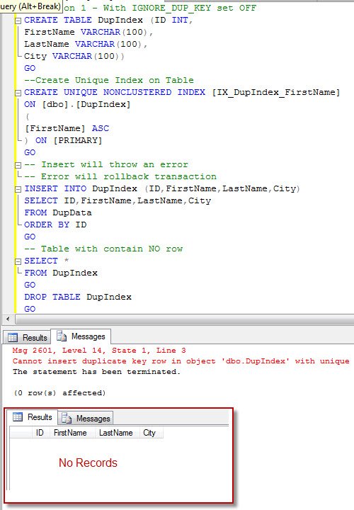SQL Server Management Studio Interface.