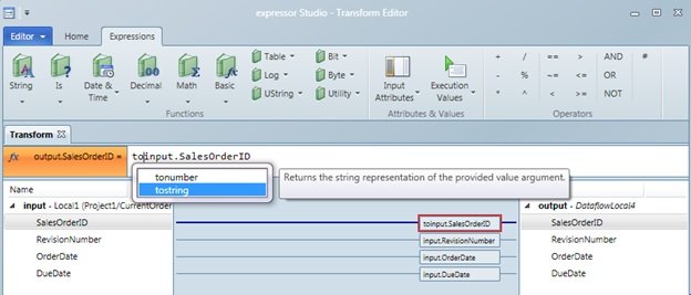 Transform Editor.