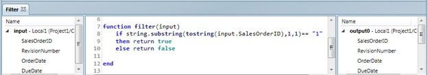 Function filter in Visual Studio.