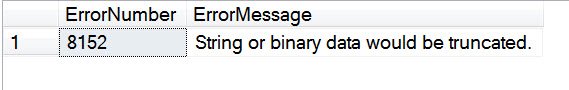 8152 error message.