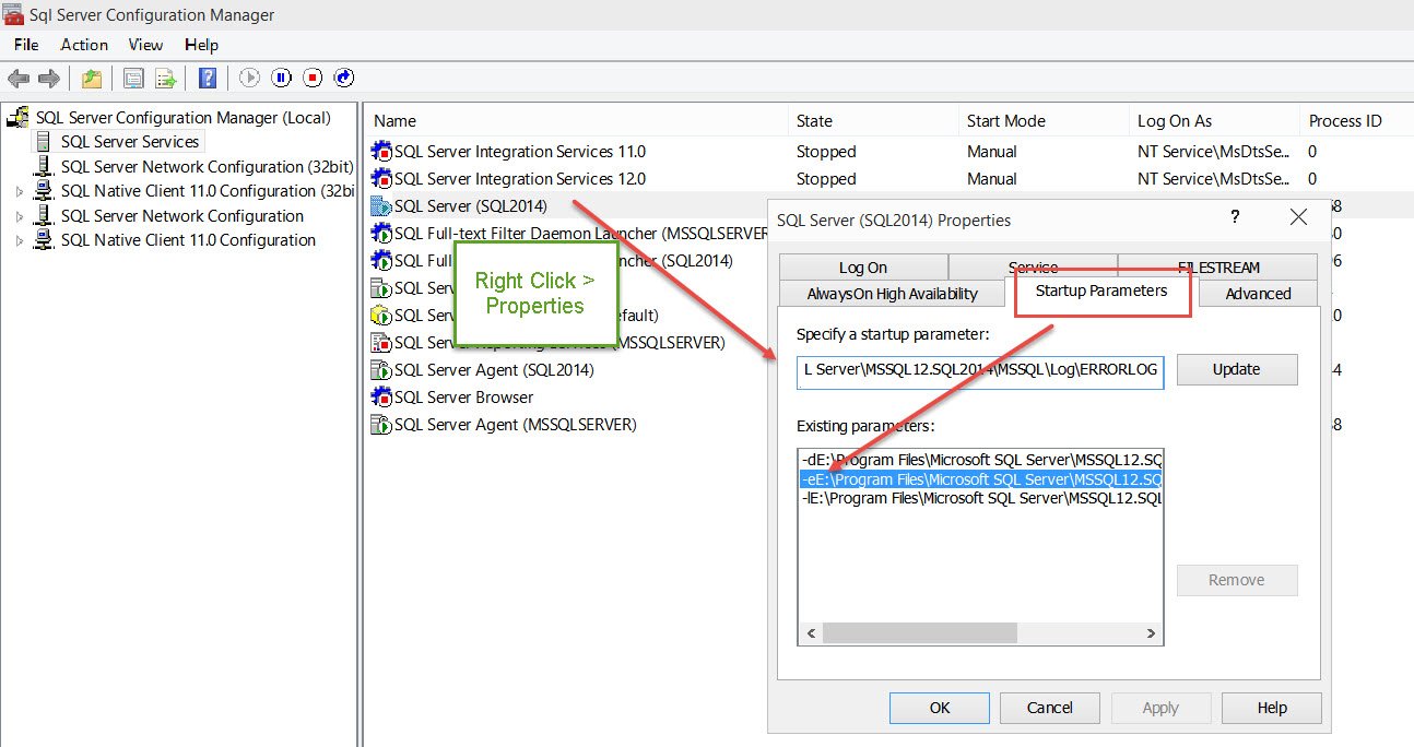 SERVER PARAMETERS.