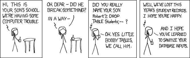 SQL Server humor comic.