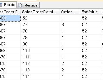 SELECT statement with multiple columns.
