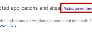 Review permissions.