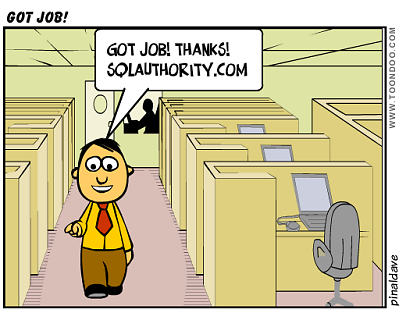 SQL Authority Career Comic.