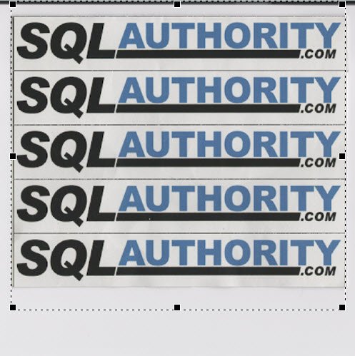 SQL AUTHORITY.COM Decal Sticker.