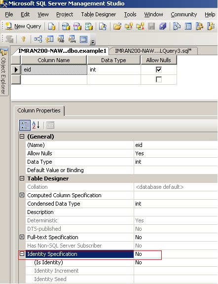 Identity Spec No.