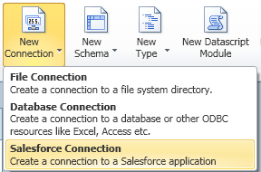 New Connection tool window.
