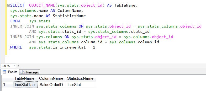 SQL Server query window.